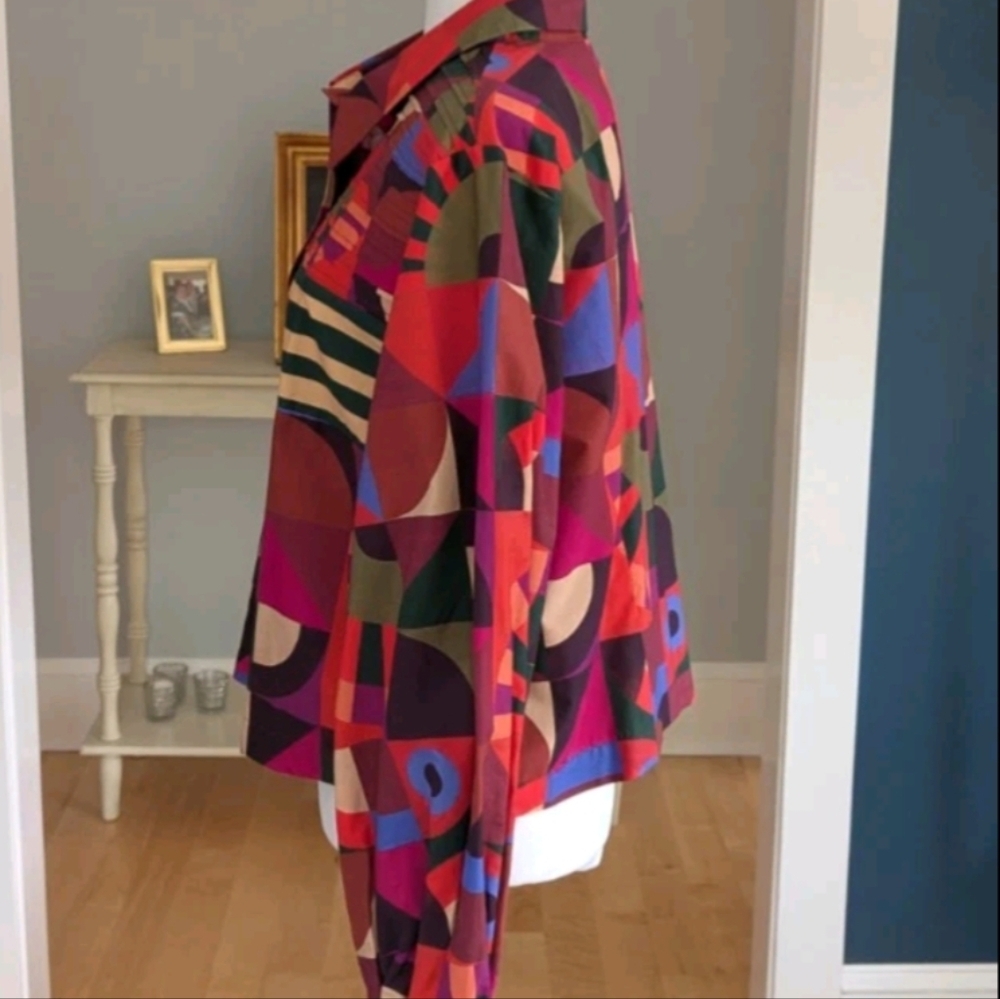 FARM Rio Multicolor Graphic Patchwork Blazer Jacket - Picture 11 of 11